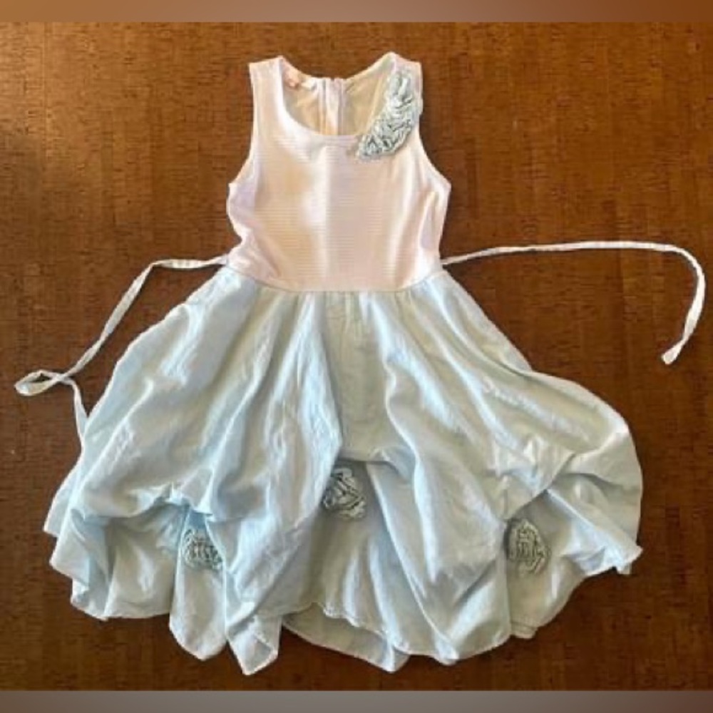 Biscotti Girls size 10 Pastel Pink & Blue Dress